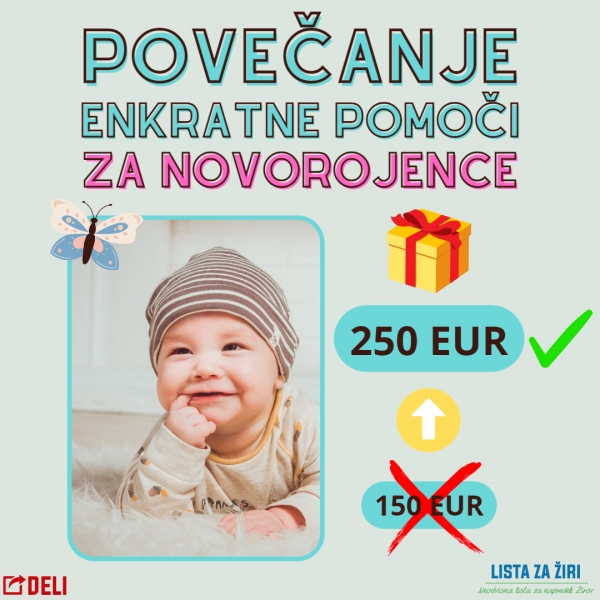 ENKRATNA POMOČ ZA NOVOROJENCE