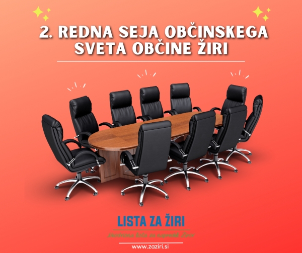 2. SEJA OBČINSKEGA SVETA OBČINE ŽIRI